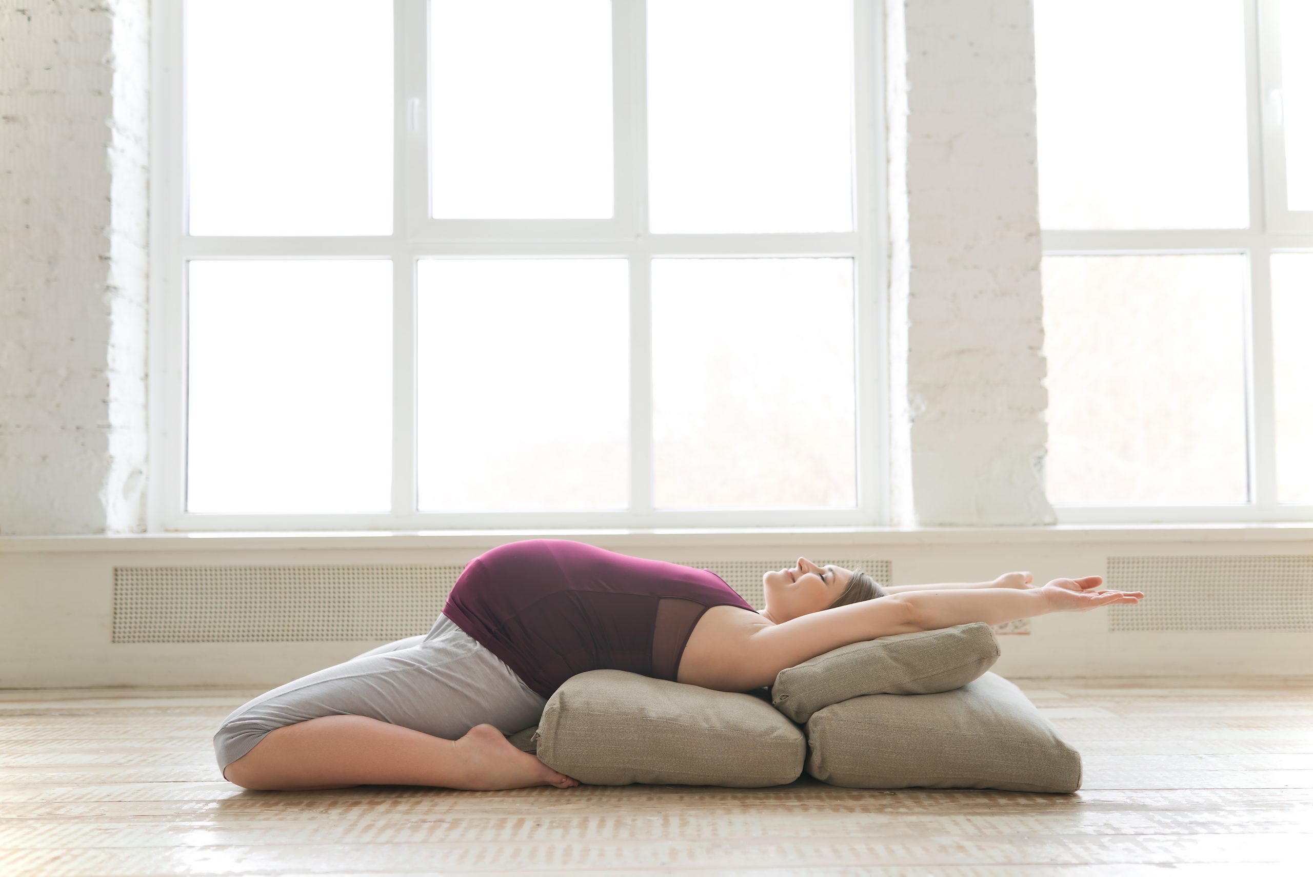 Bewegung in der Schwangerschaft: Yoga tut gut.