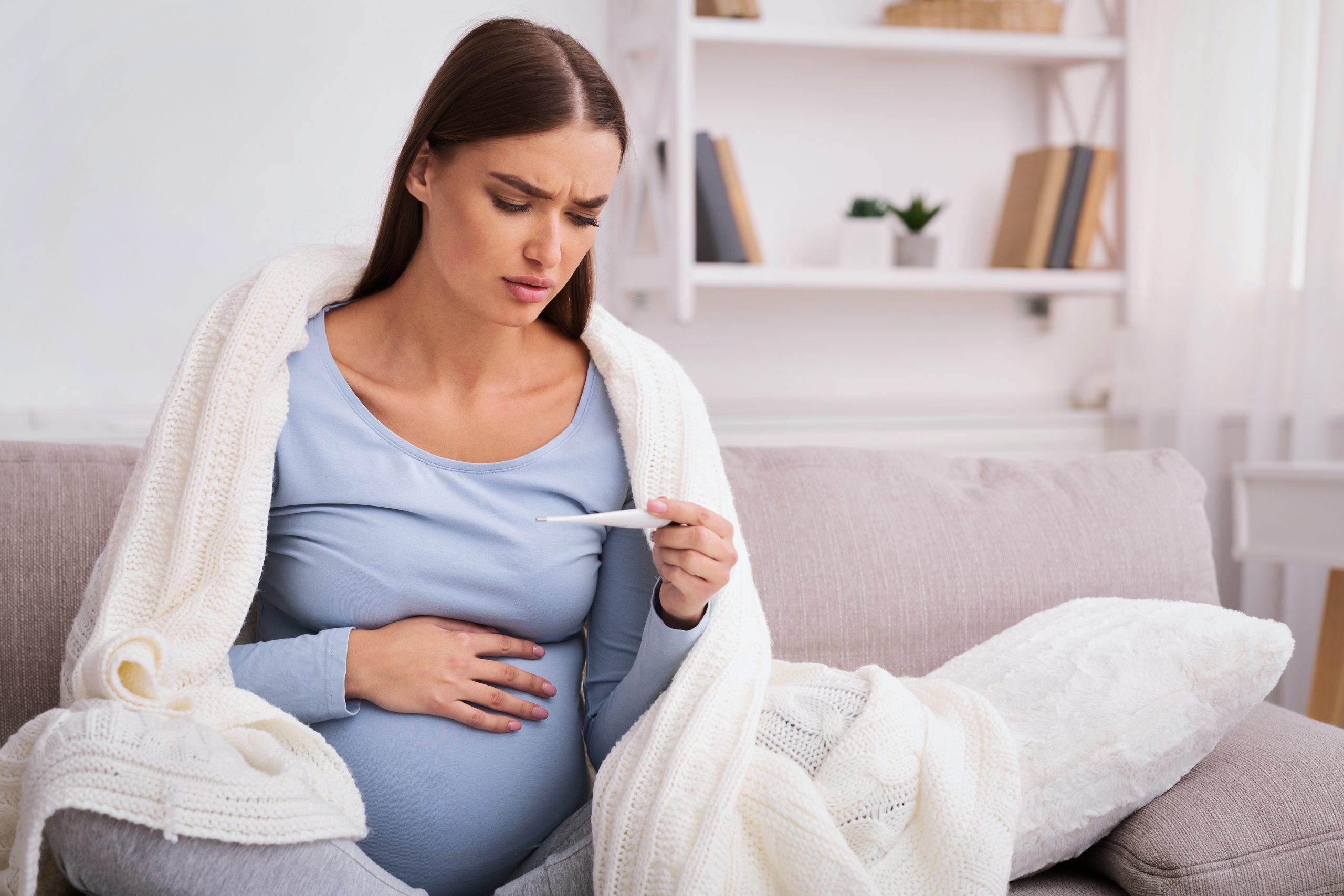 Grippe in der Schwangerschaft kann zu Komplikationen führen.