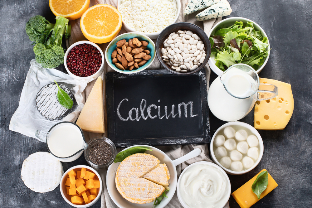 Foods,Rich,In,Calcium.,Healthy,Food.,Flat,Lay