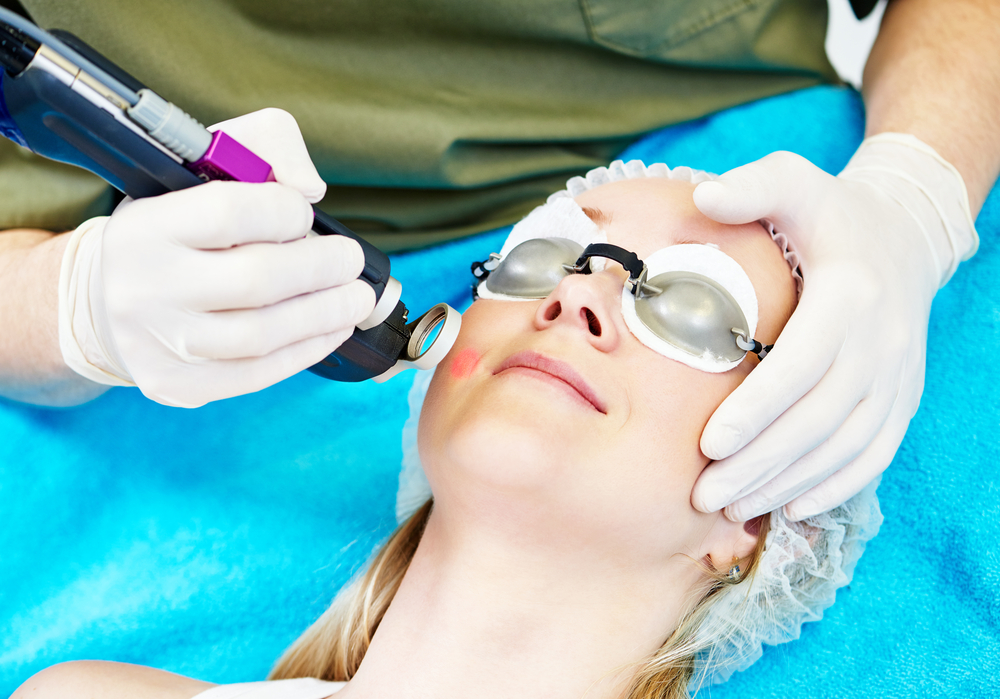 Skincare,Laser,Cosmetology,Procedure,Of,Spot,Papula,Removal,Or,Pigment