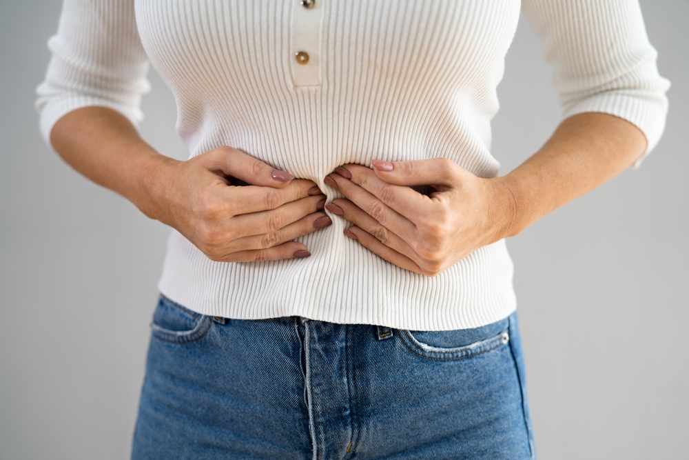 Diverticulitis,Infection,Or,Inflammation,In,Intestines.,Woman,With,Colitis