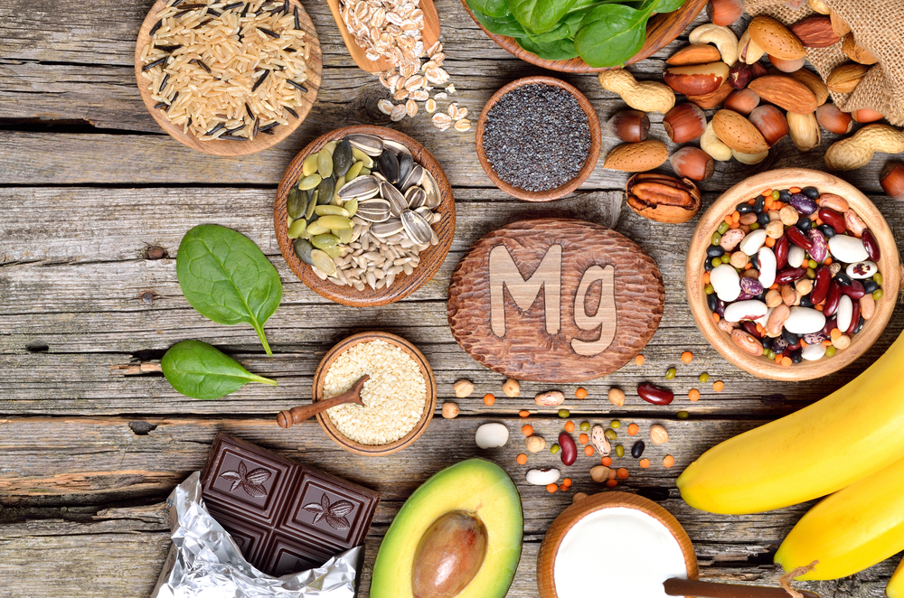 Healthy,Diet,Eating,Concept.,Foods,Containing,Magnesium.,Top,View.