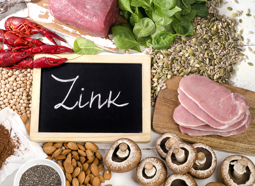 Foods,Highest,In,Zink.,Healthy,Eating.,Top,View