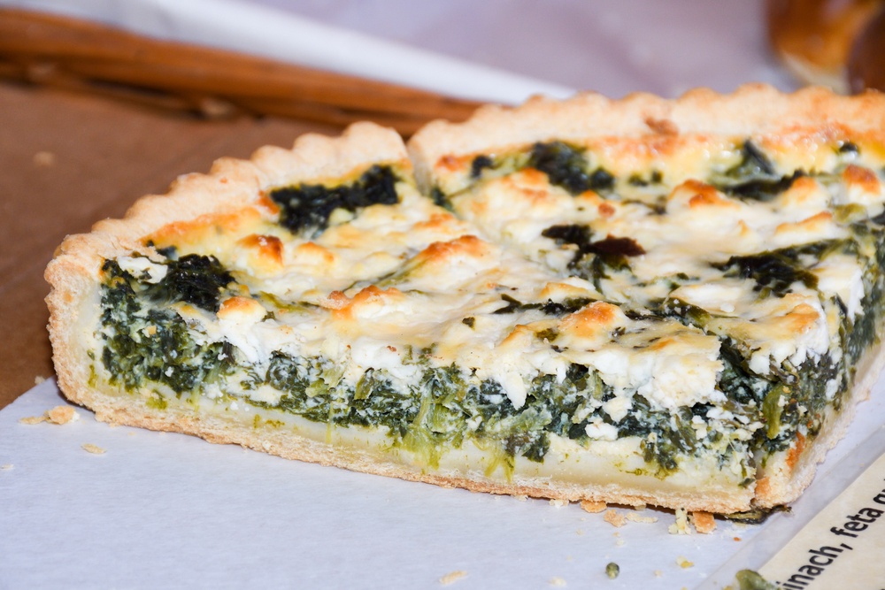 Quiche,Is,A,French,Tart,Consisting,Of,Pastry,Crust,Filled