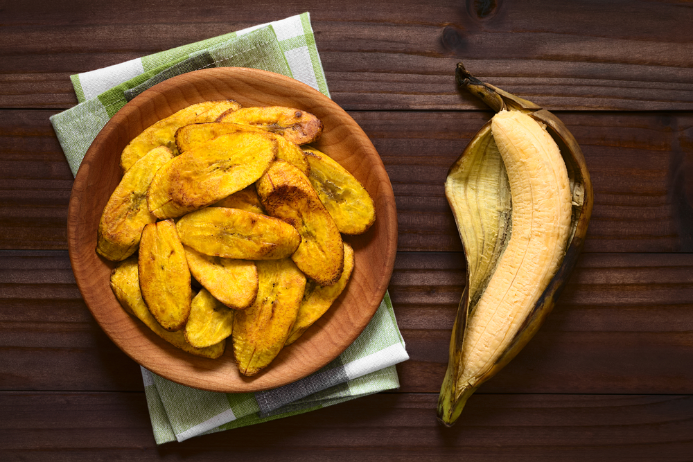 Fried,Slices,Of,Ripe,Plantains,,A,Traditional,And,Popular,Snack