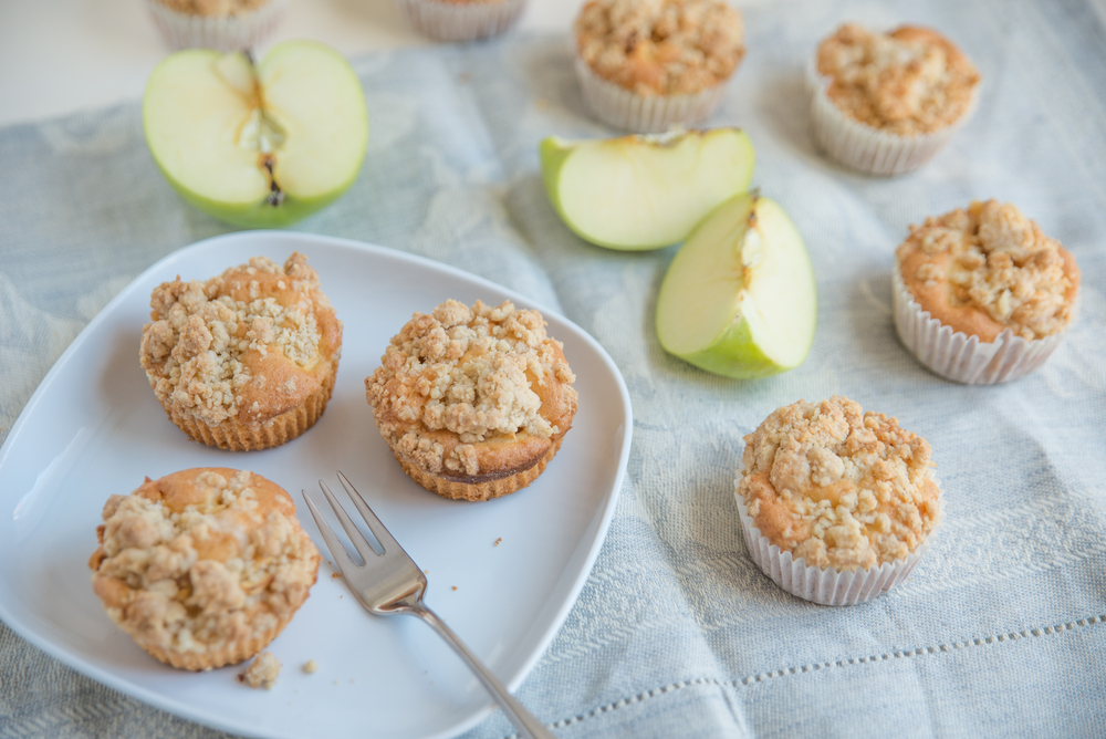 Vegane Rezepte Apfel-Zimt-Küchlein