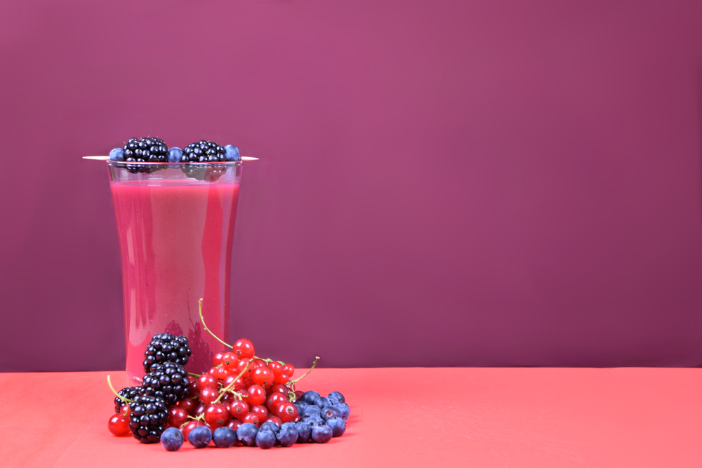Frühlingshaftes Birne-Beeren-Smoothie-Rezept