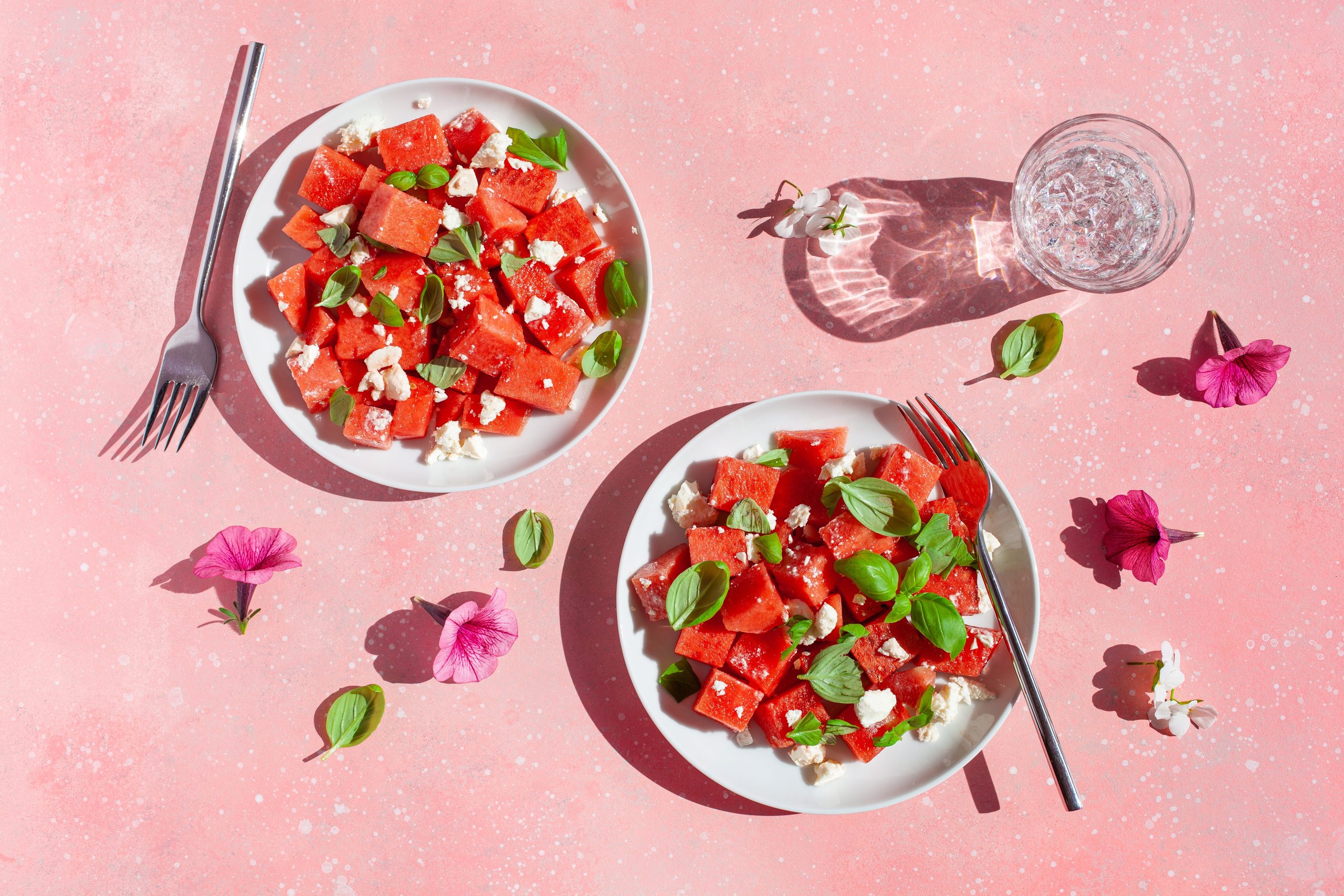 Wassermelonensalat