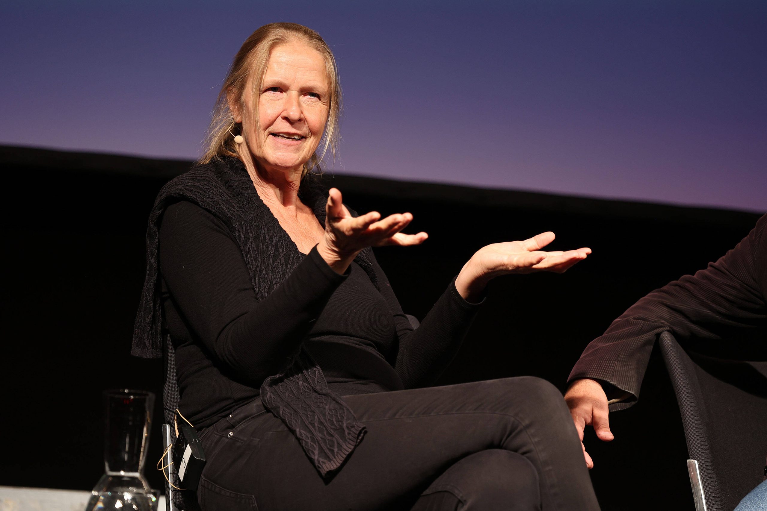 Cornelia Funke beim Auftritt zur Buchpremiere von "Ein Engel in der Nacht".