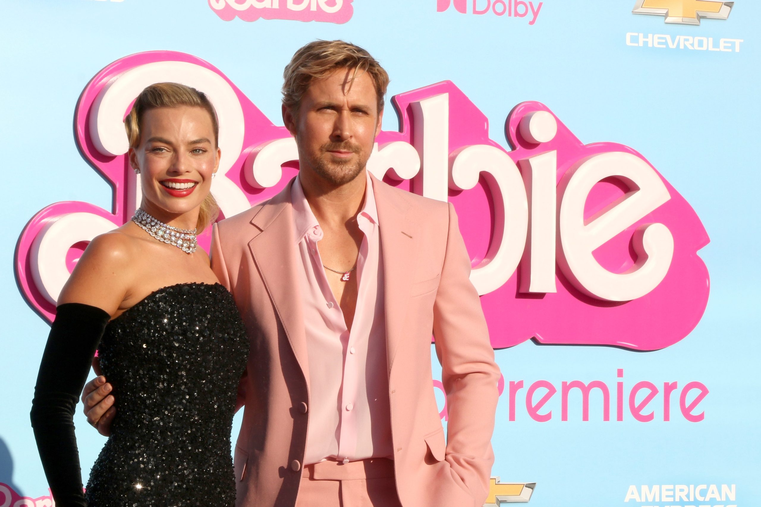 Margot Robbie und Ryan Gosling auf der Premiere von "Barbie".
