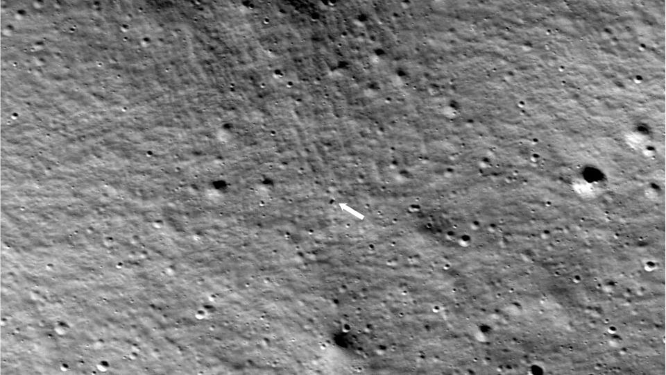 Umgekippte US-Sonde sendet erstes Foto vom Mond