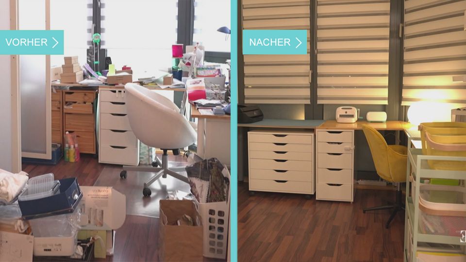 Müllhalde wird zum gemütlichen Bastelzimmer