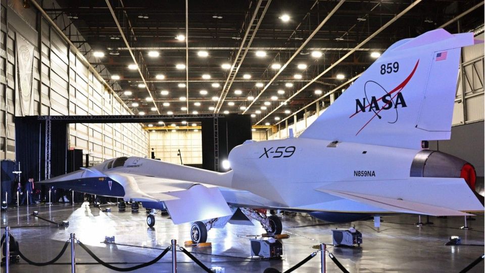 X-59: Nasa stellt erstmals leises Überschallflugzeug vor