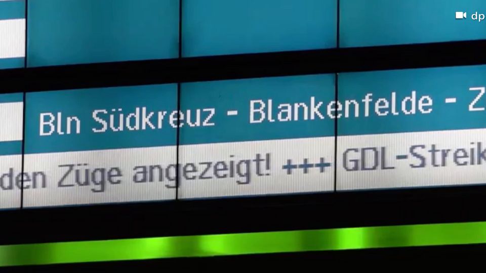Wegen Bahnstreik zu spät dran? Diese Regeln gelten für Beschäftigte