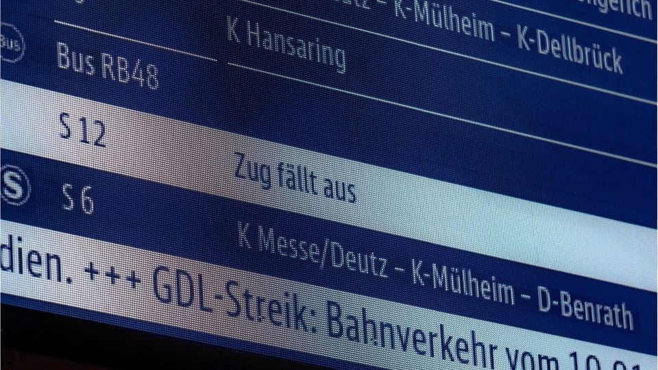 Dreitägiger Lokführerstreik angelaufen: Diese Züge fahren noch