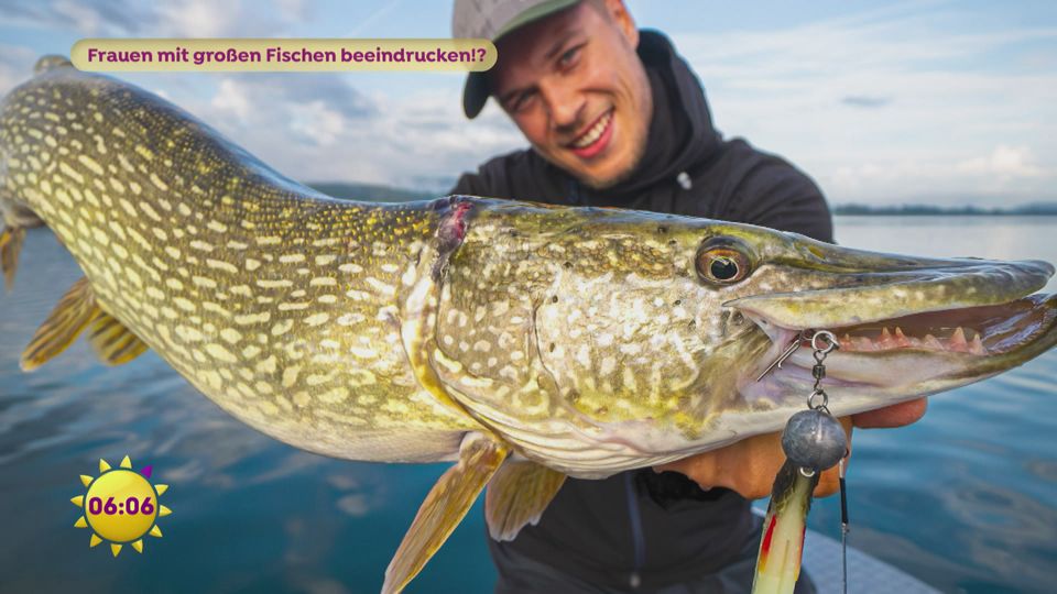 Frauen mit großen Fischen beeindrucken?
