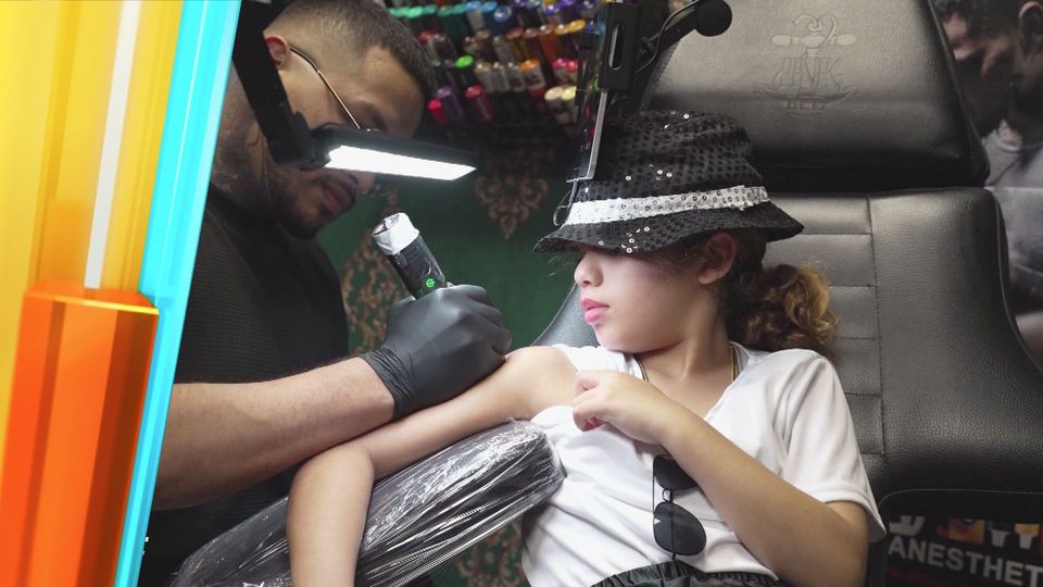 USA: 10-Jährige bekommt bereits ihr zweites Tattoo