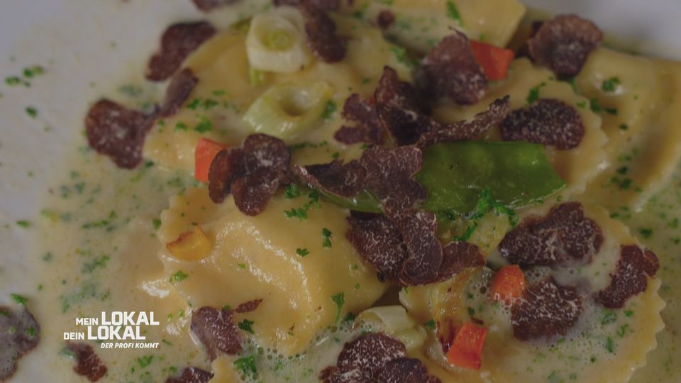 Kartoffel-Ricotta-Ravioli als Hauptspeise