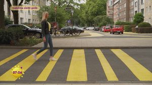Düsseldorf: Sabrina sieht gelb
