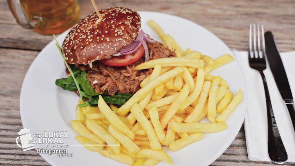 Pulled Pork Burger mit bayerischem Twist