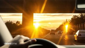 Wie Autofahrer bei Herbstsonne sicher fahren