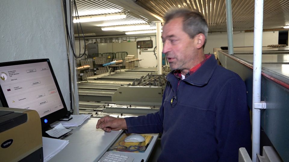 Windows 95 zählt Eier in Düsseldorf