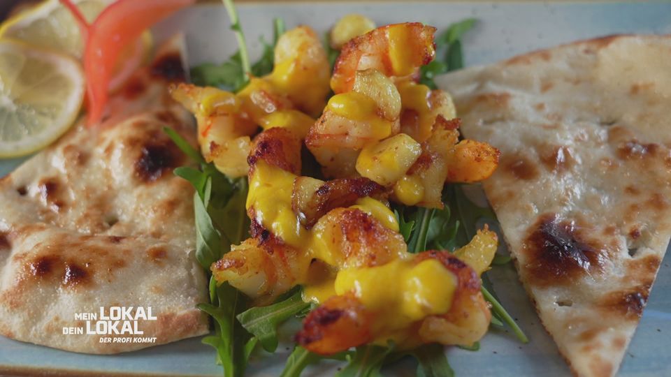 Indisches Vorspeisen-Highlight: Safran-Garnelen