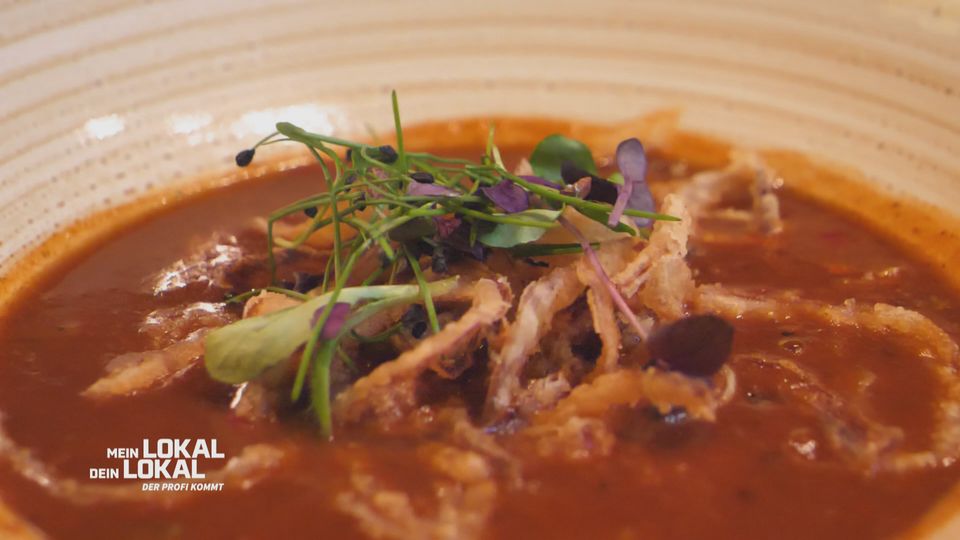 Röstzwiebeln auf Gulaschsuppe?