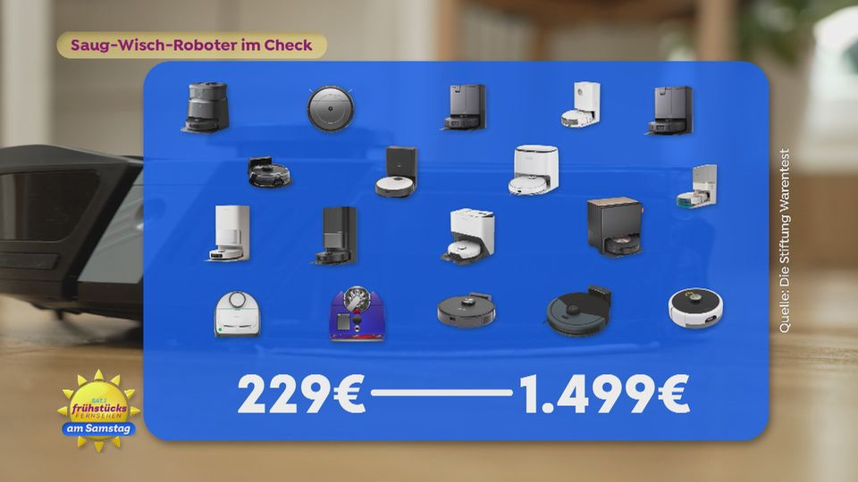 Im Check: Saug-Wisch-Roboter
