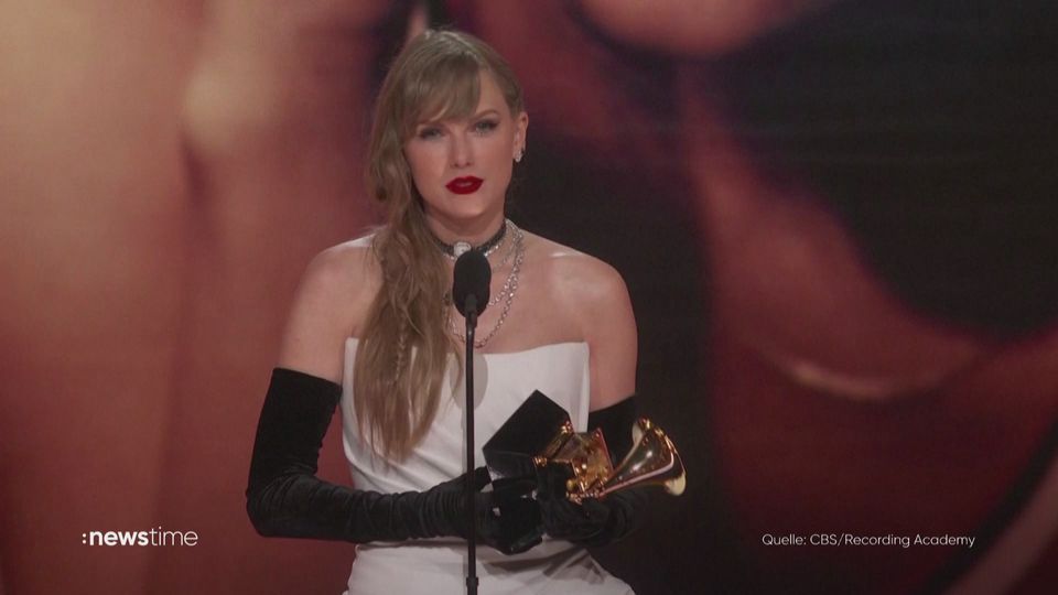 Grammys: Taylor Swift schreibt mit vierter Album-Auszeichnung Geschichte