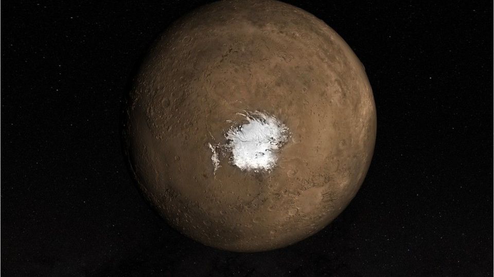 Doch kein Wasser unter dem Mars-Südpol?