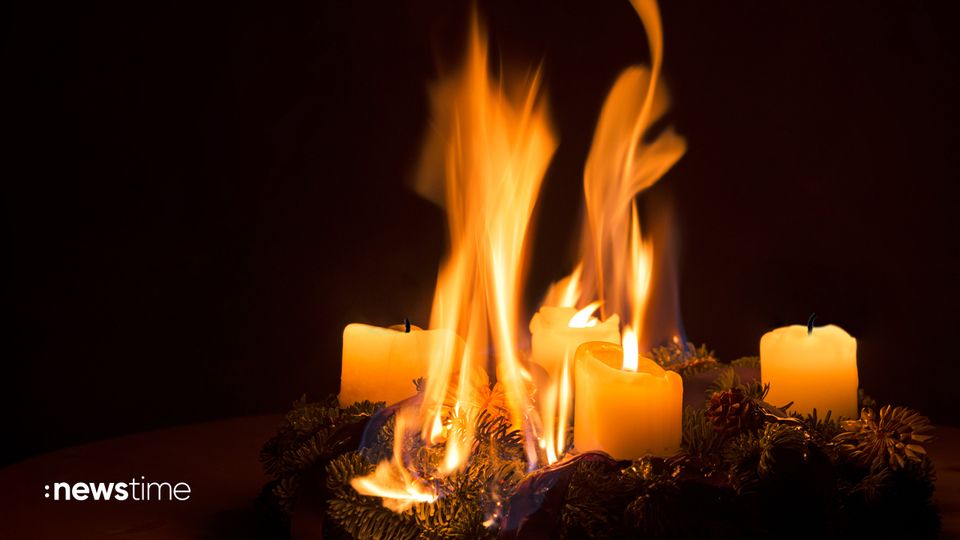 Erhöhte Brandgefahr zur Adventszeit