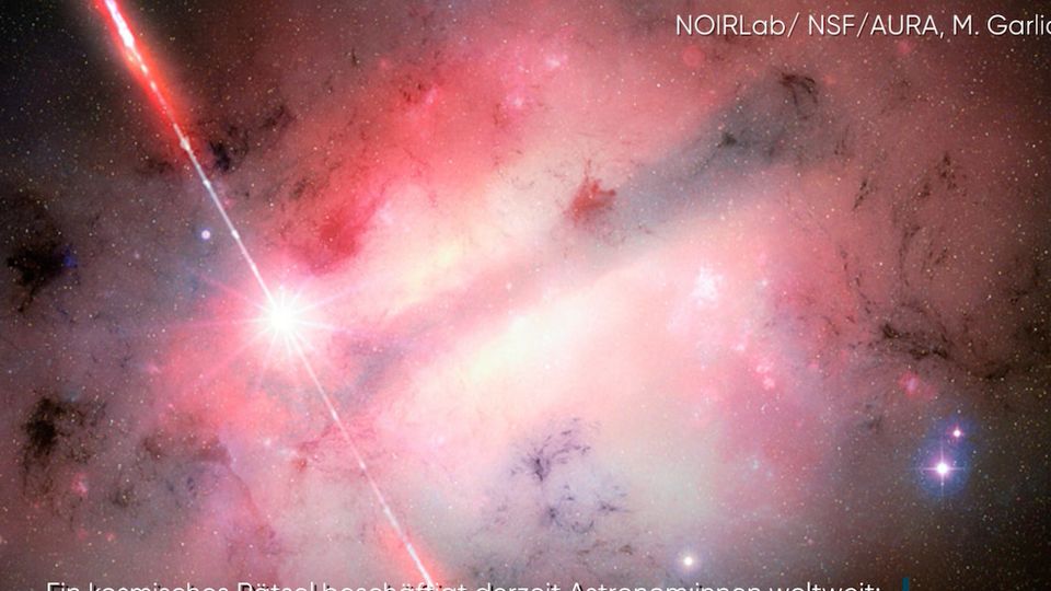 Astronomen rätseln über Gammastrahlenausbruch