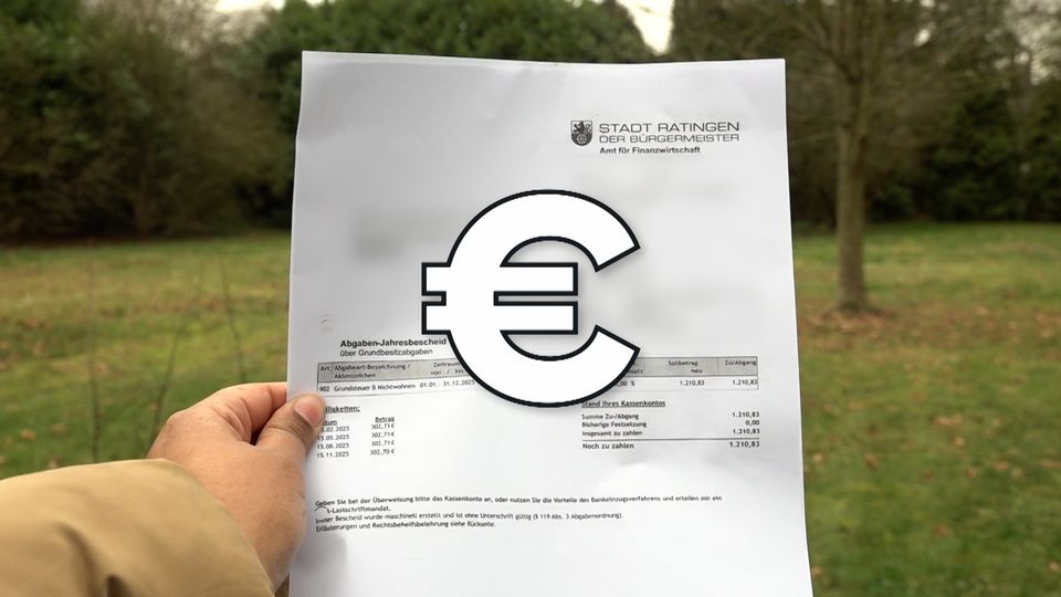 Grundsteuer in Ratingen steigt auf 1200 Euro