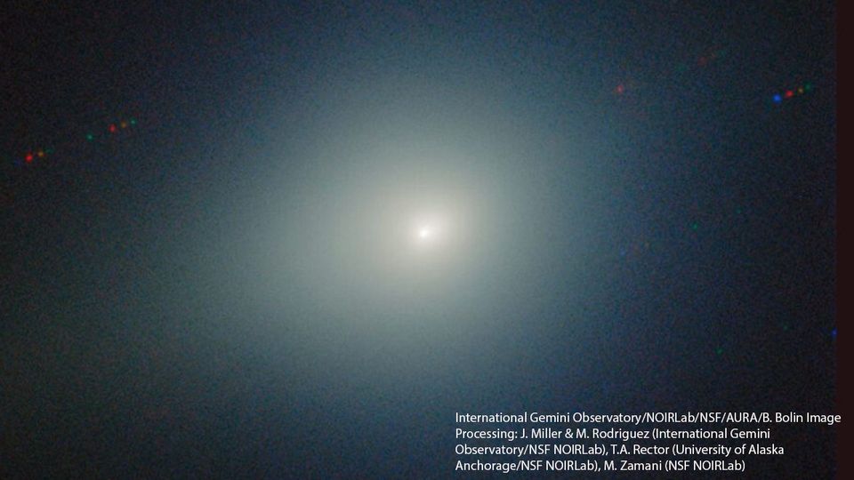 Interstellarer Komet 3I/ATLAS wird grüner