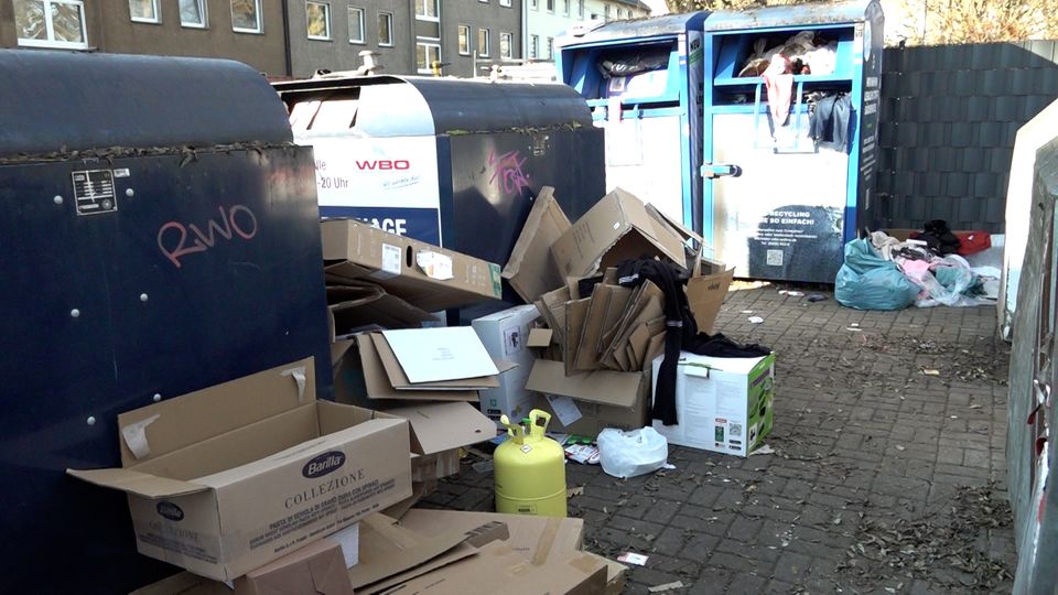 Müllproblematik in Oberhausen bleibt bestehen