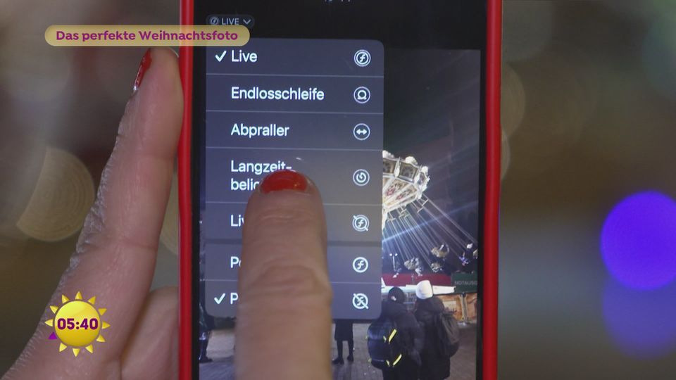Smartphone-Tipps für das perfekte Weihnachtsfoto