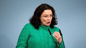Nahles: Arbeitsmarkt auf Tiefpunkt