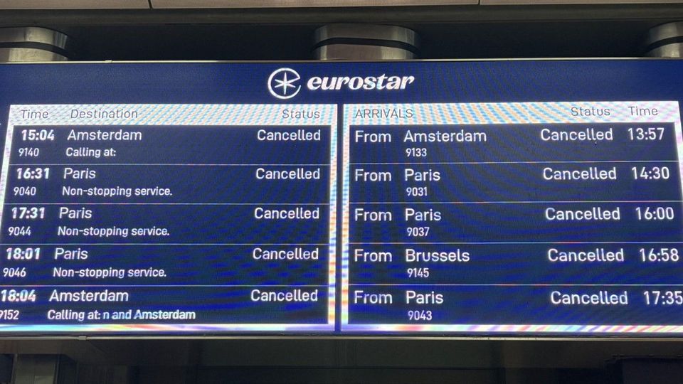 Eurotunnel: Zugverkehr zweitweise gestört