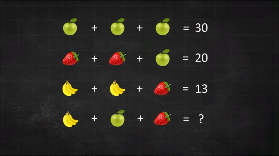 Obsträtsel: Was ist die richtige Lösung?