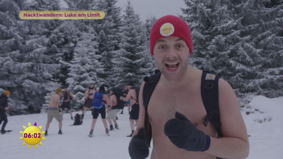 Extreme Kälte und extreme Glücksgefühle beim Nacktwandern