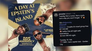 Disko in Kairo plante „Epstein-Abend“