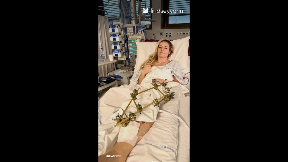Dritte OP: Lindsey Vonn meldet sich aus dem Krankenhaus