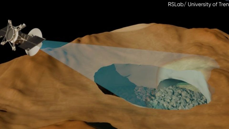 Radar enthüllt riesige Lavahöhle auf der Venus