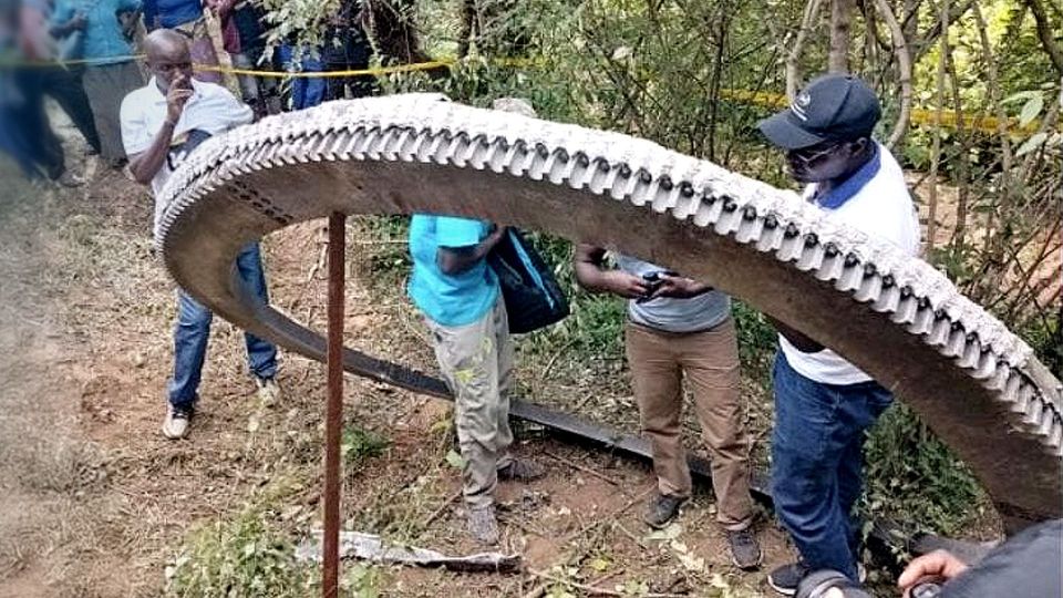 Weltraumschrott schlägt in Kenia ein