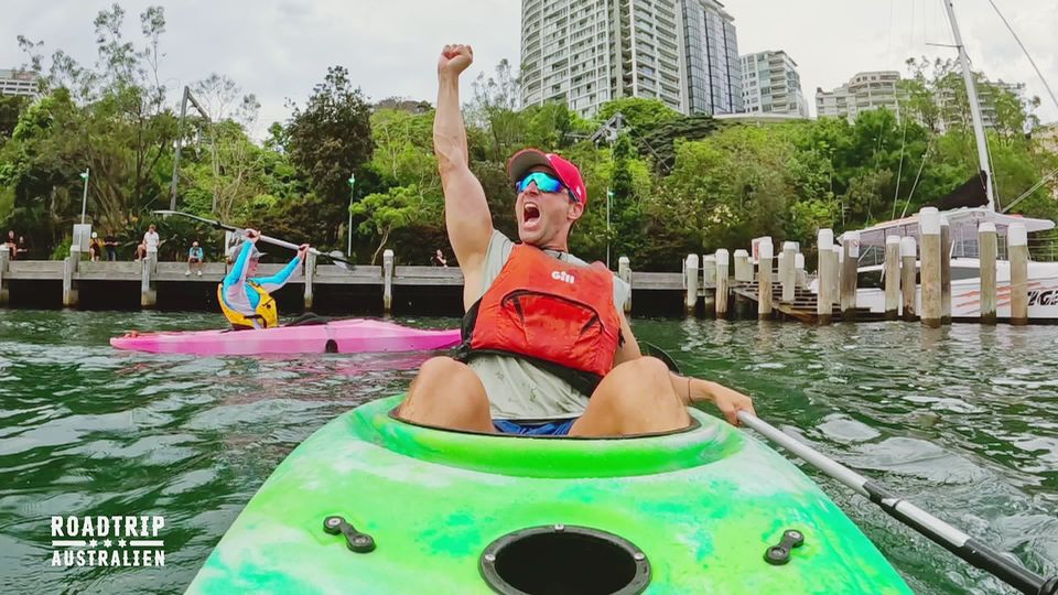 Kajak-Duell vor Sydneys Küste