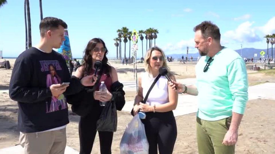 Umfragen in L.A.: Steven Gätjen und Paulomuc testen Deutschland-Wissen der Amis