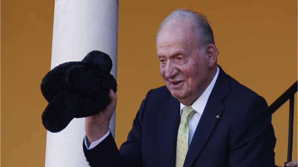 Emotionaler Auftritt: Juan Carlos zurück in Spanien