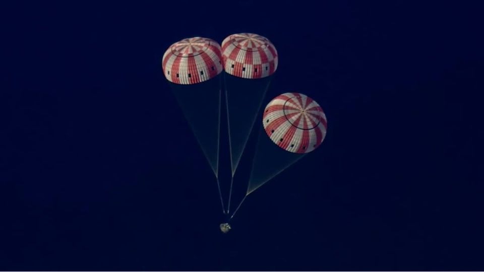 „Artemis 2“-Crew ist zurück auf der Erde