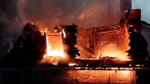 Schloss Hardenberg wird nach Brand wieder restauriert